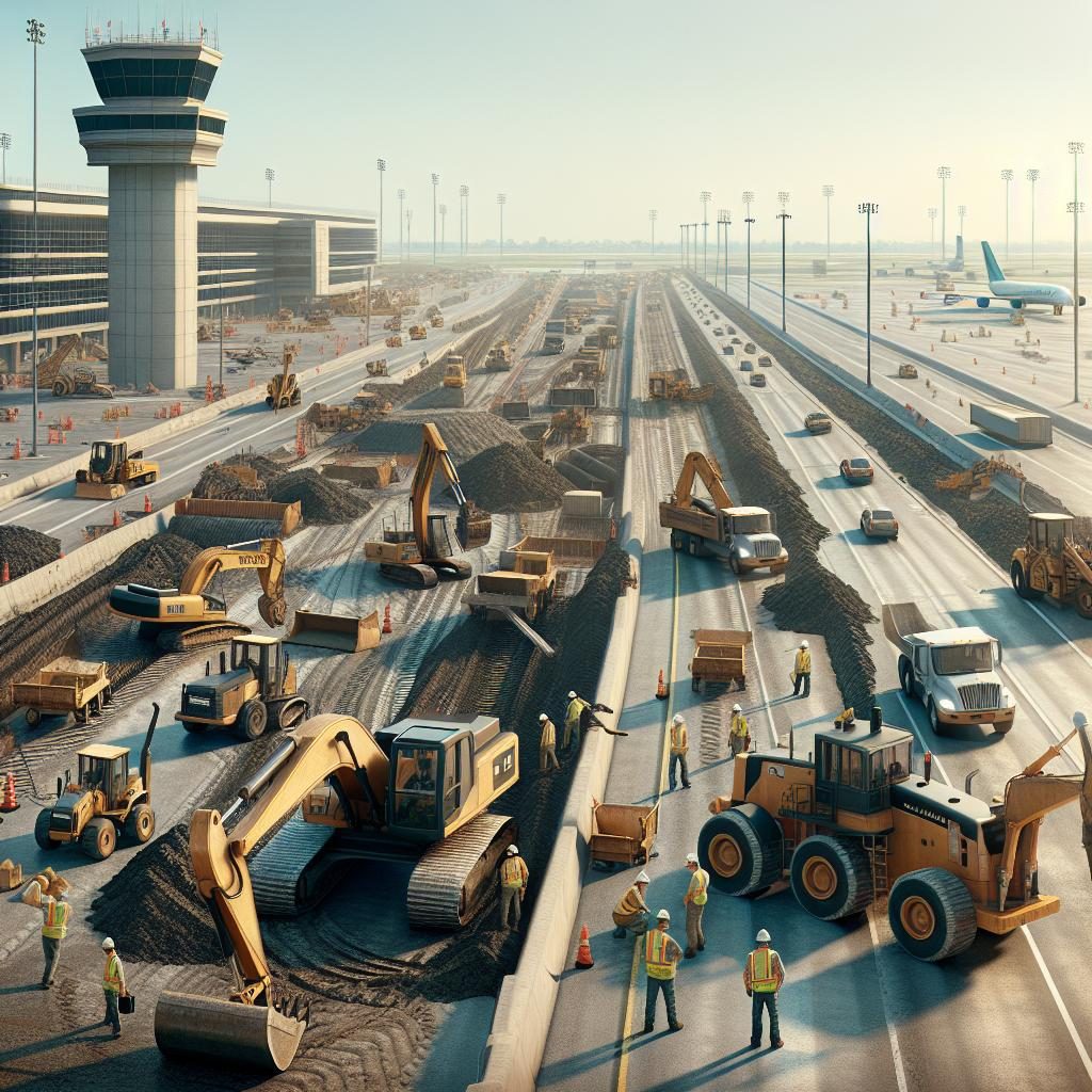 Airport Frontage Road Construction