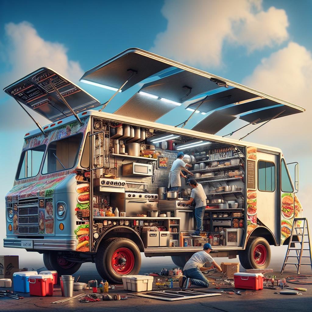 Food truck conversion illustration