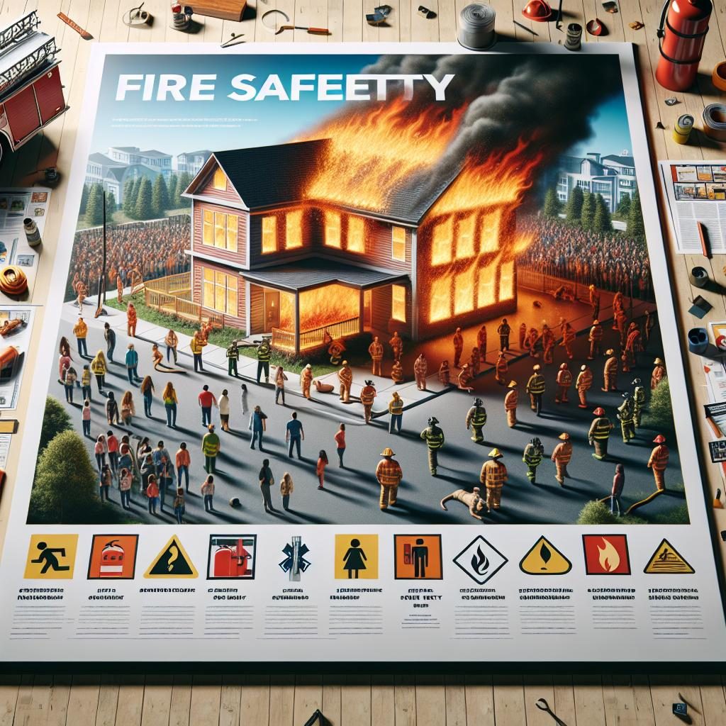 Fire safety awareness campaign.