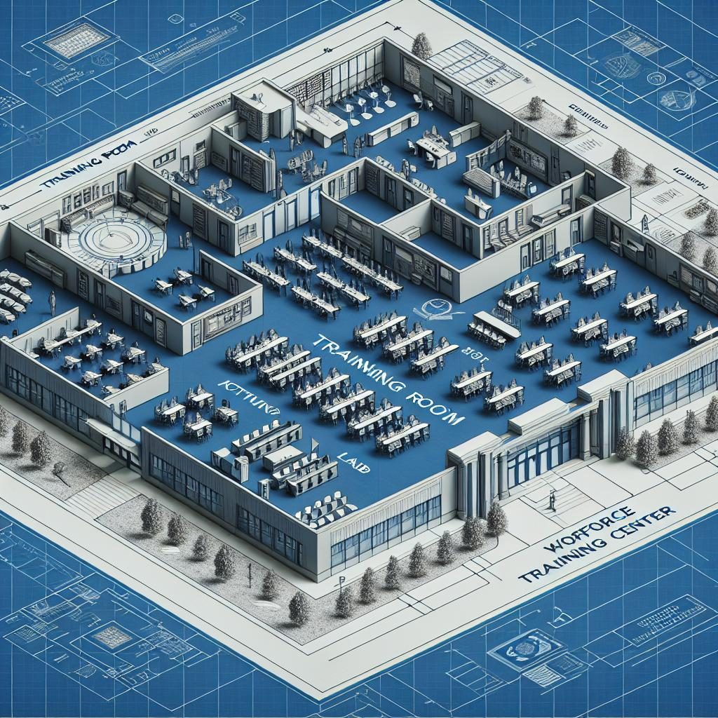 Workforce Training Center Blueprint.