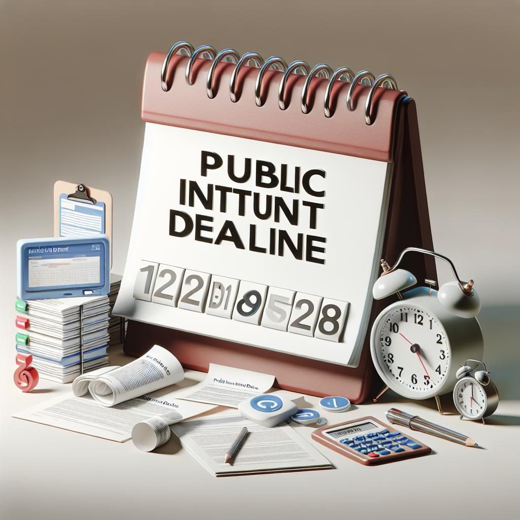 Public input deadline image