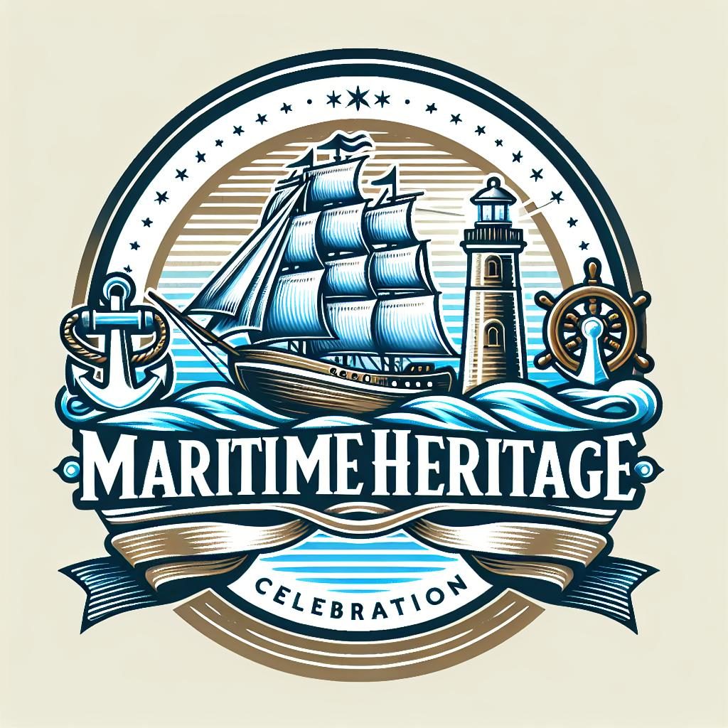 Maritime heritage celebration logo.