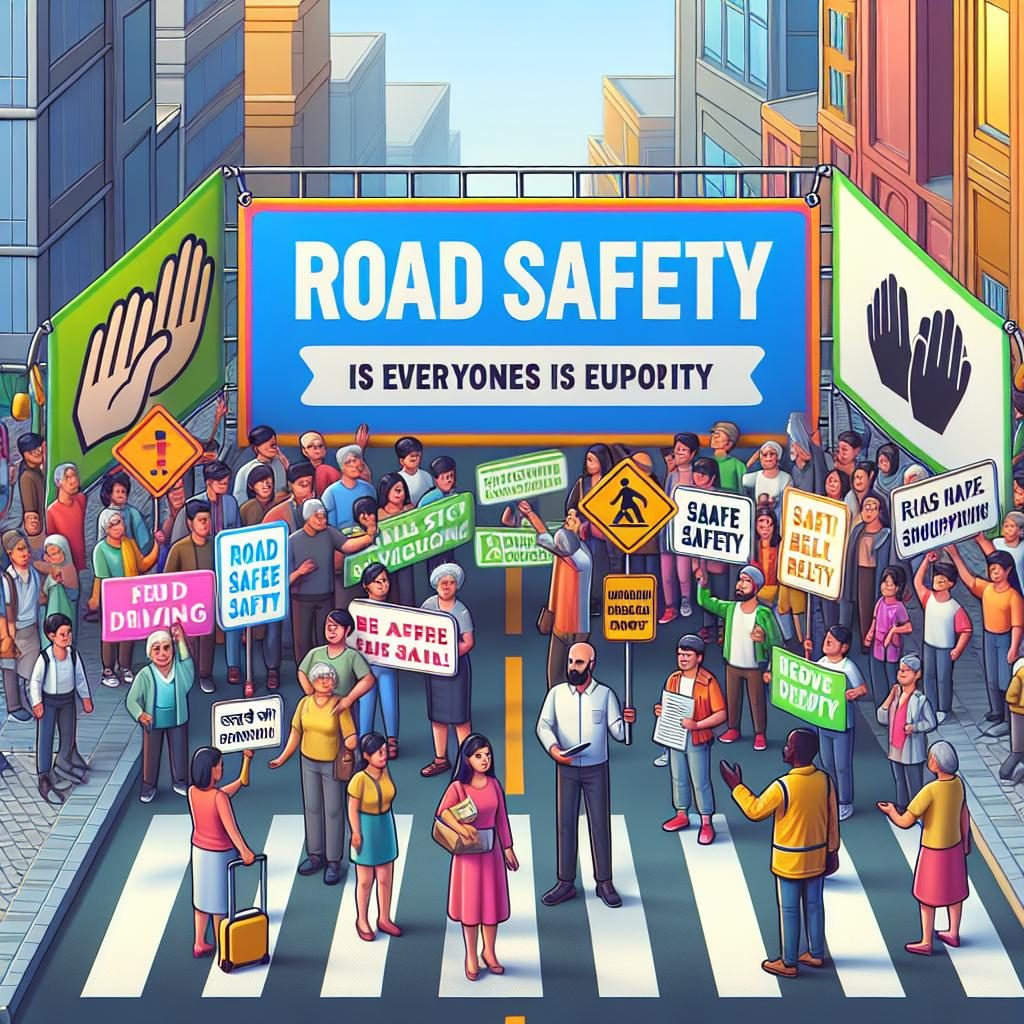 Road safety awareness campaign