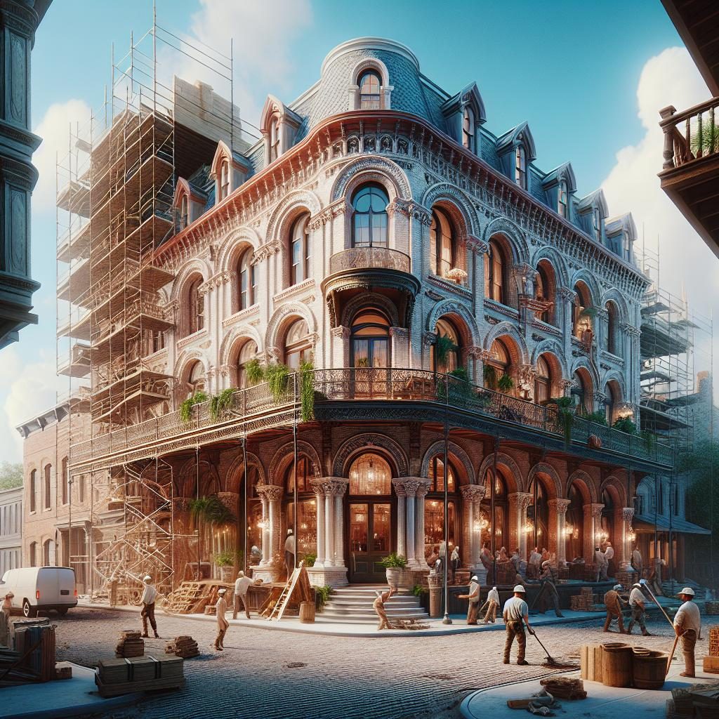 Historic restaurant renovation Savannah