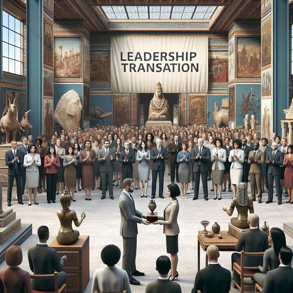 Museum leadership transition announcement