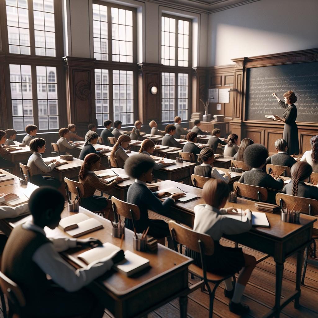 Classroom without cell phones