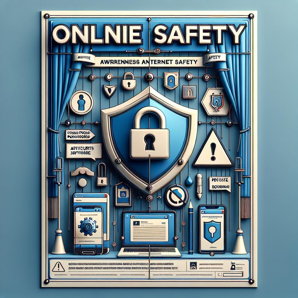 Online safety awareness poster