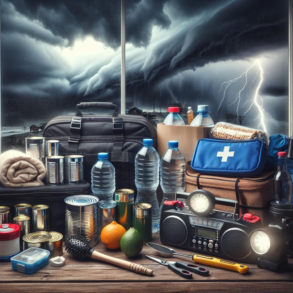 Storm Preparedness Stock Image