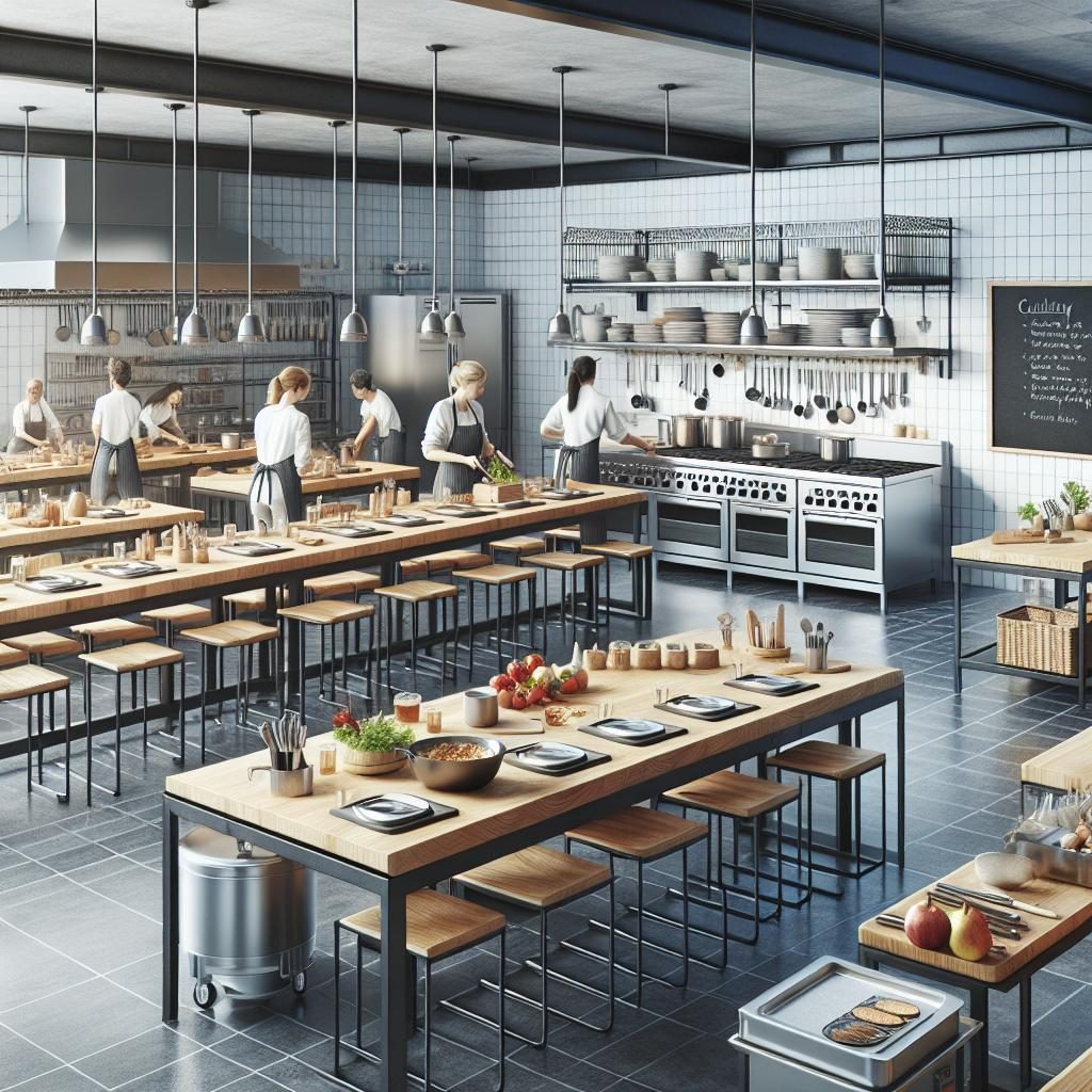 Culinary institute classroom design