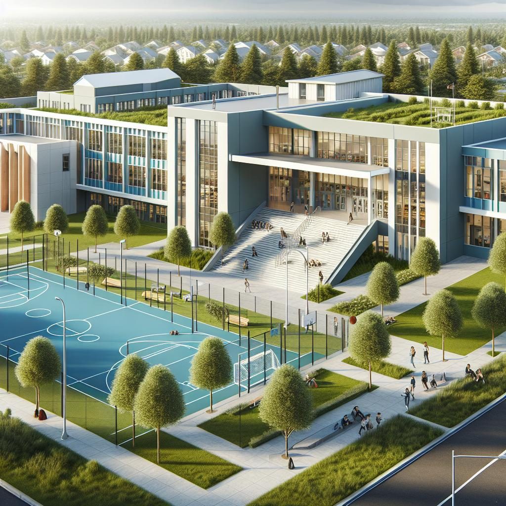 Modern high school design