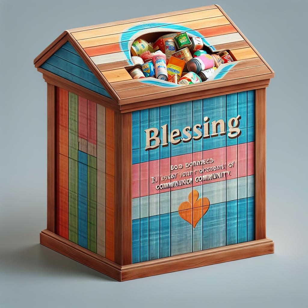 Community Blessing Box Stock Image