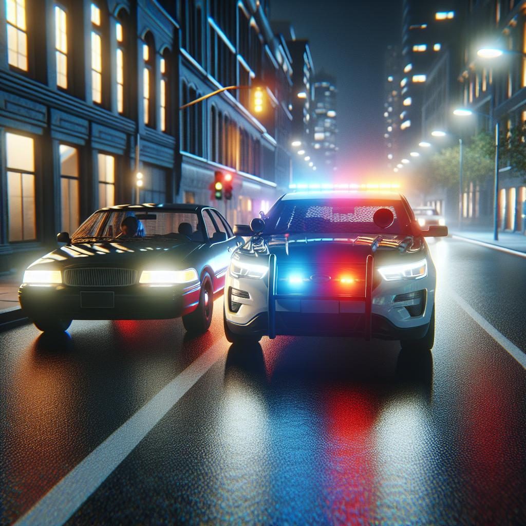 Police Car Traffic Stop