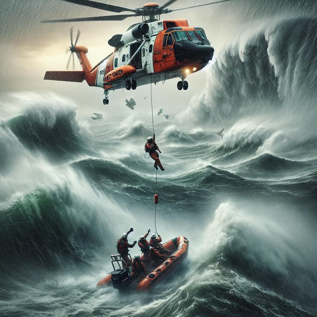 Coast Guard rescue operation