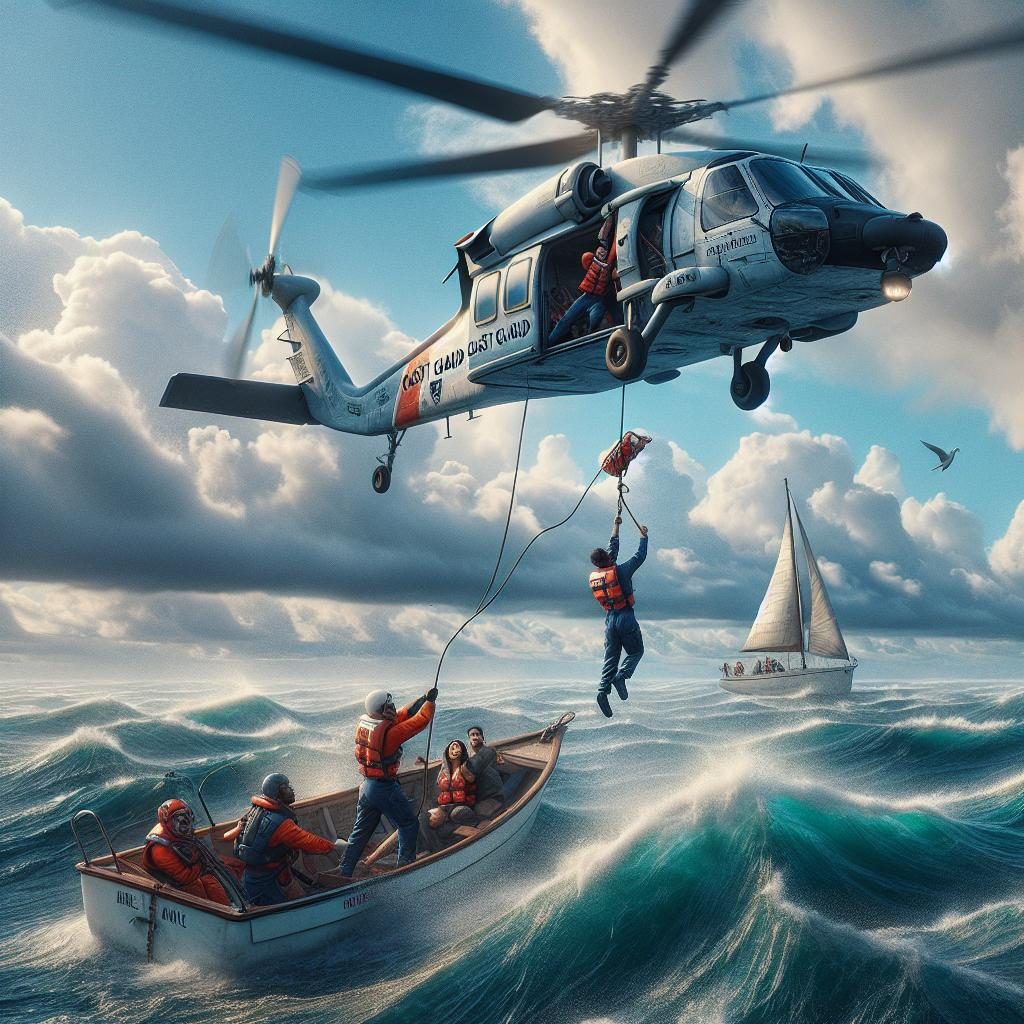 Coast Guard rescue operation