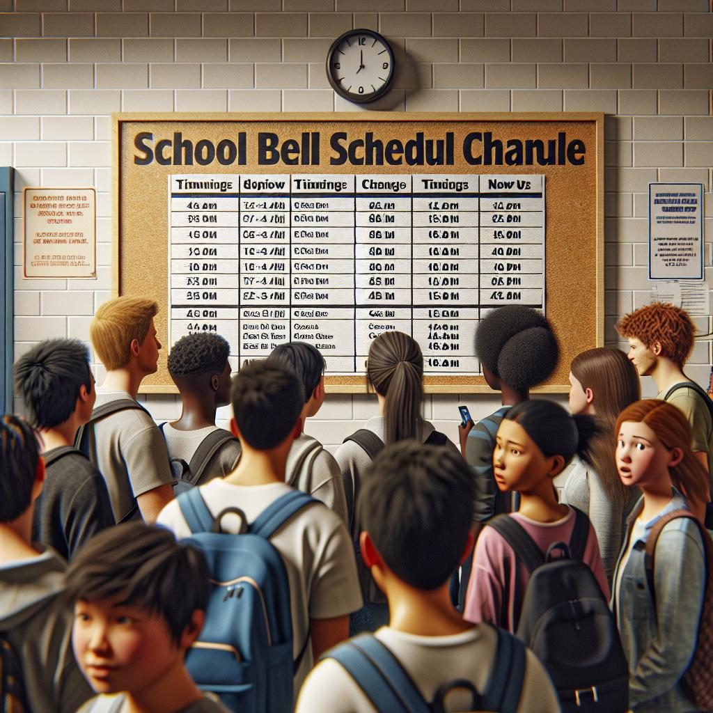 School bell schedule change.