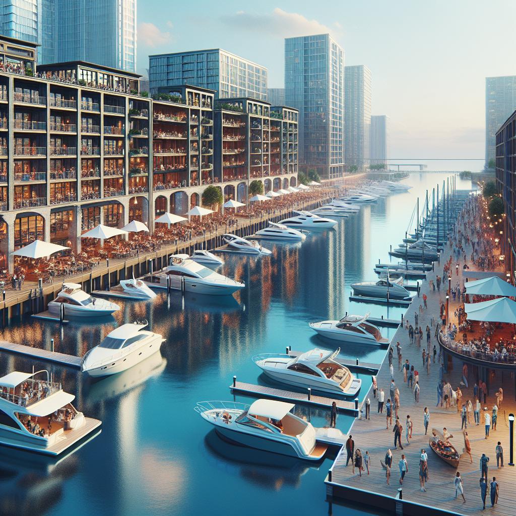 Marina waterfront development