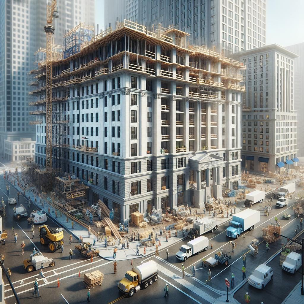 Downtown hotel construction