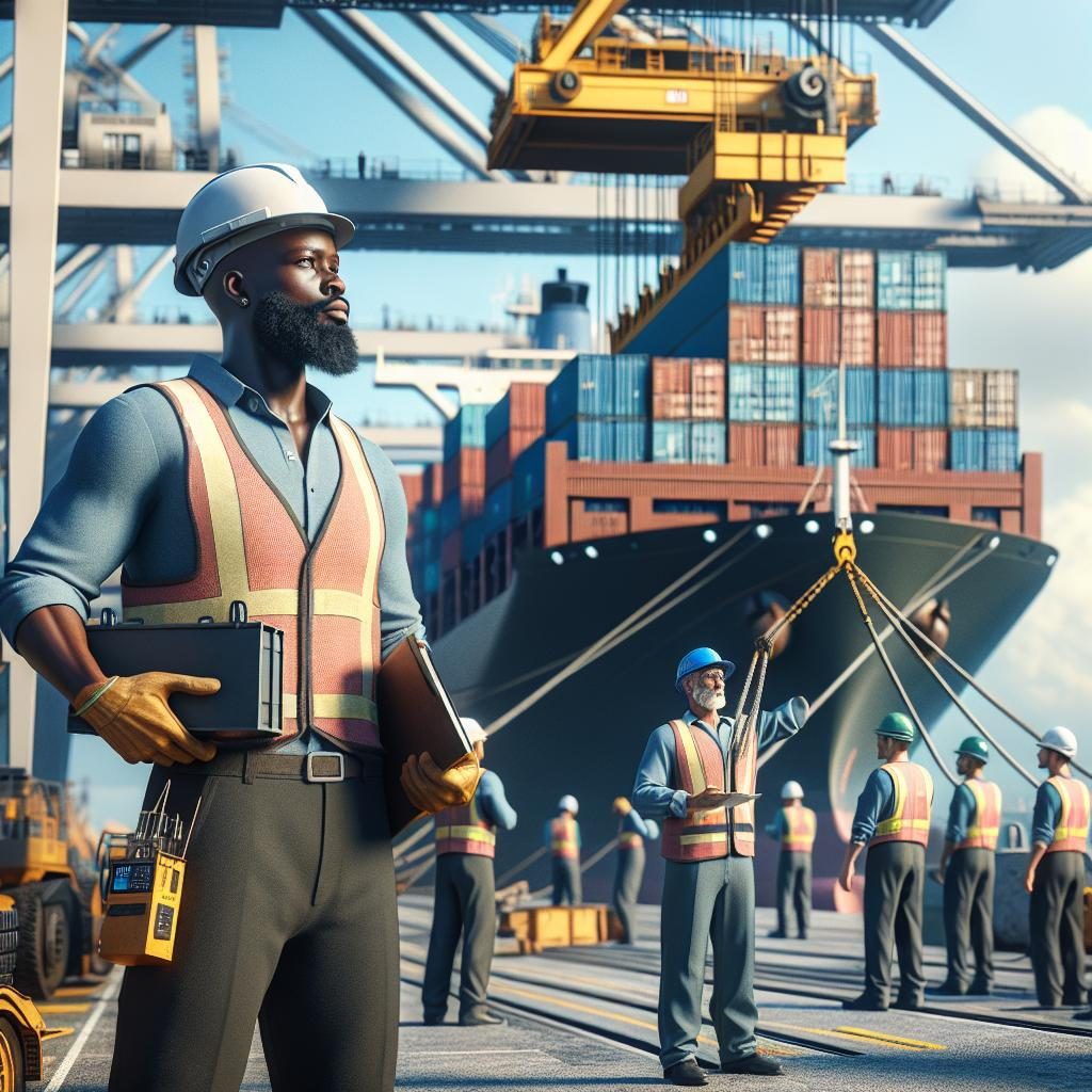 Dockworkers at ports