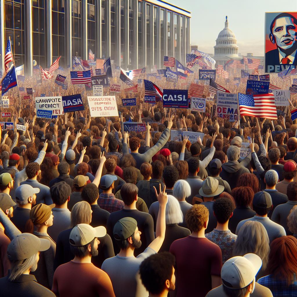 Political Rally Atmosphere