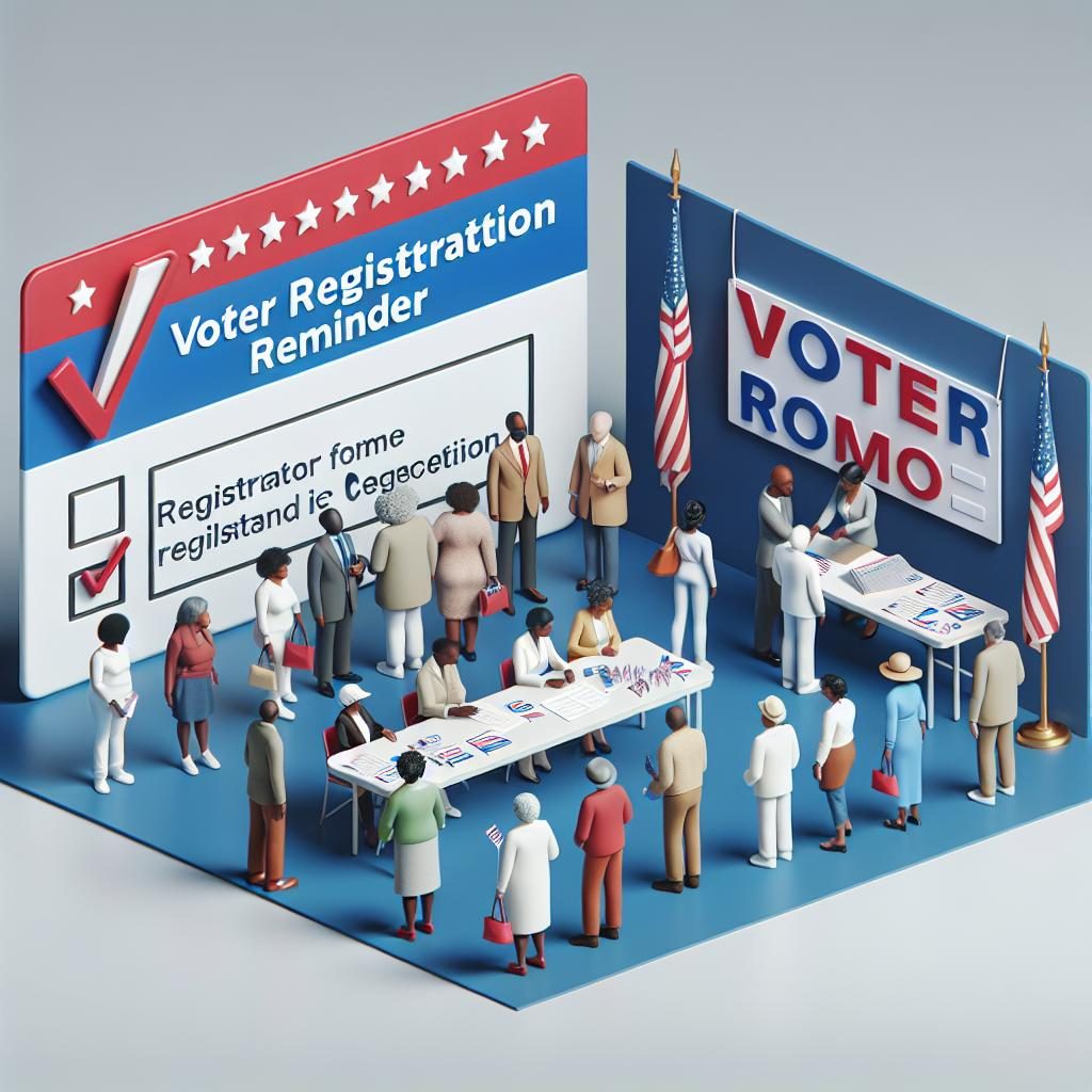 Voter registration reminder