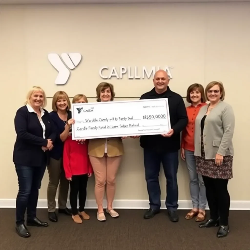 Community Spirit Shines with $10,000 Donation to Wardle Family YMCA in Port Royal