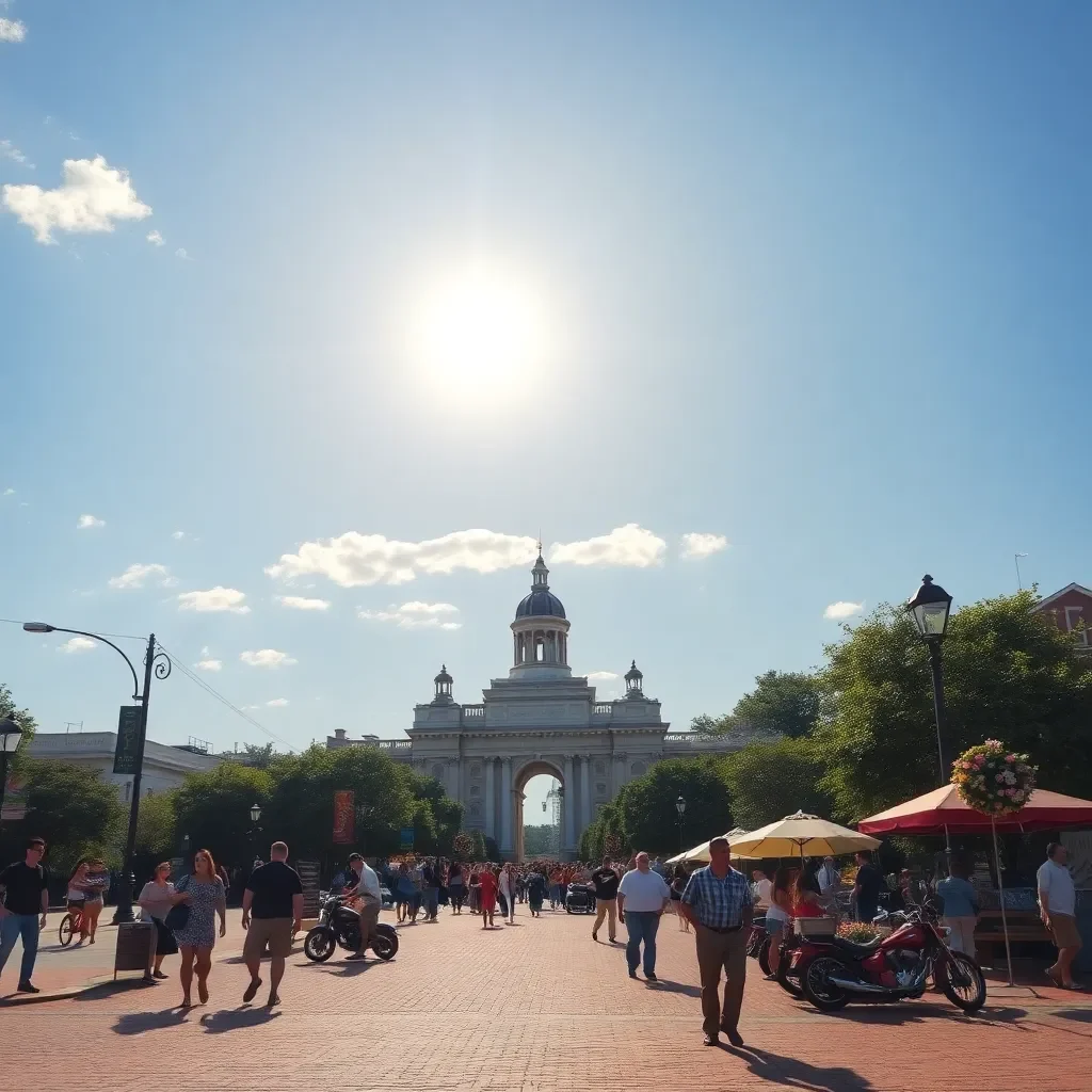 Sunny Weekend Ahead for Savannah with Warm Temperatures and Festivities