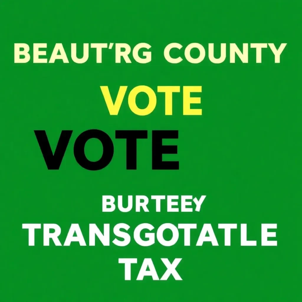 Beaufort County Residents Encouraged to Vote on Crucial Transportation Sales Tax