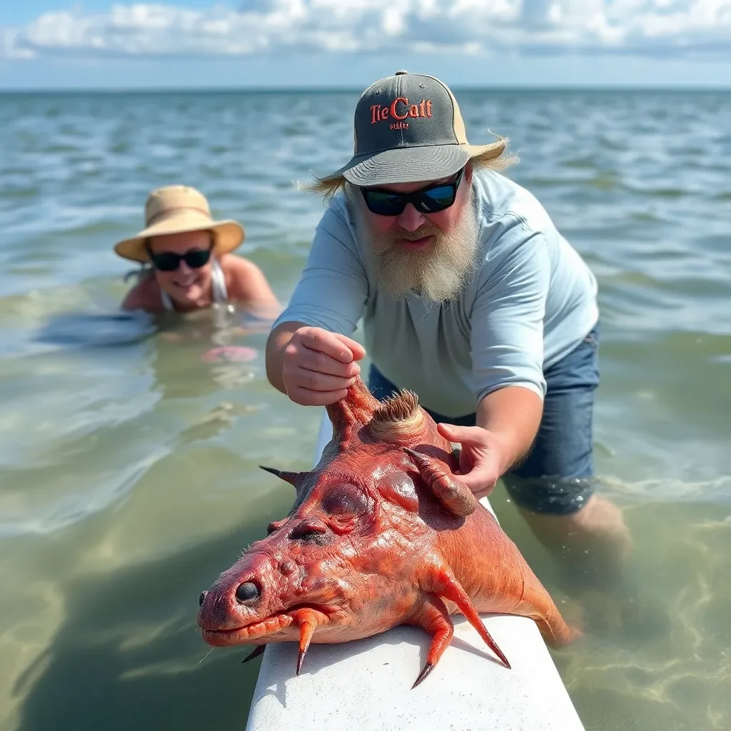 Lowcountry Residents Discover Unusual Sea Pork Creatures After Hurricane Helene