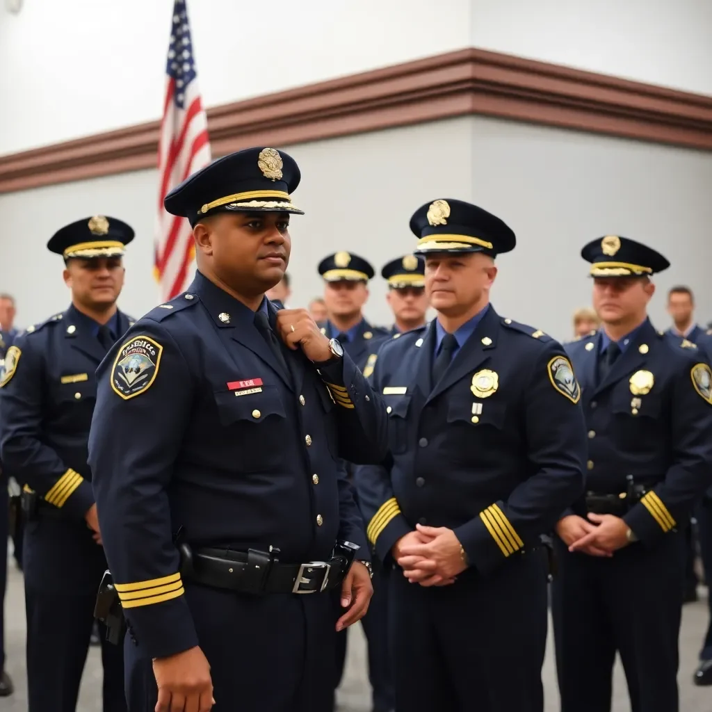 Exciting Times for Savannah as Police Department Celebrates Promotions and Badge Pinning Ceremony