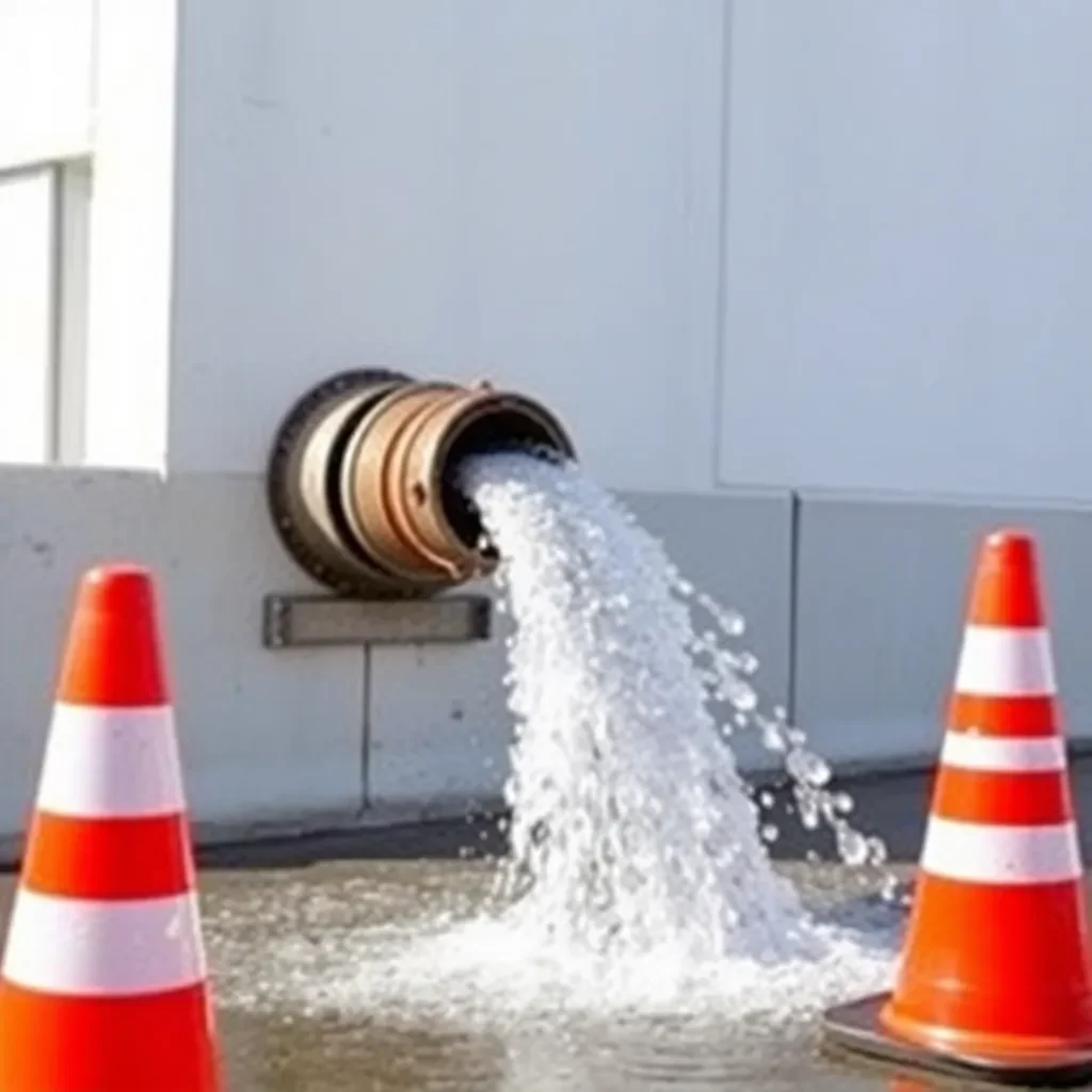 Water Line Break Disrupts Traffic at Savannah Intersection