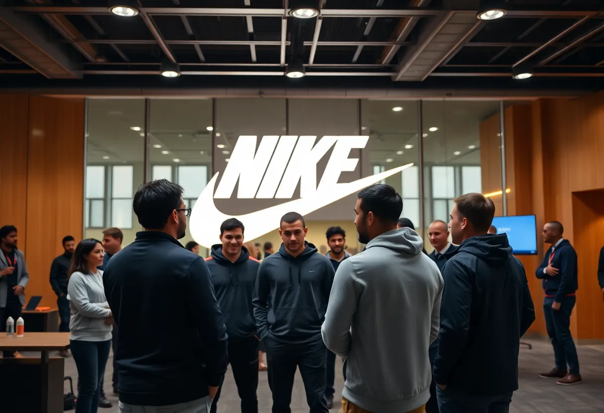 Nike executives discussing strategic changes