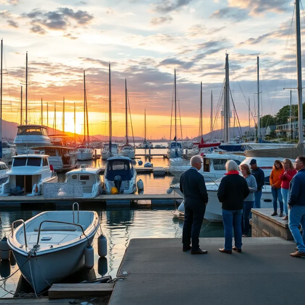 Community members rallying for access to Beaufort Marina