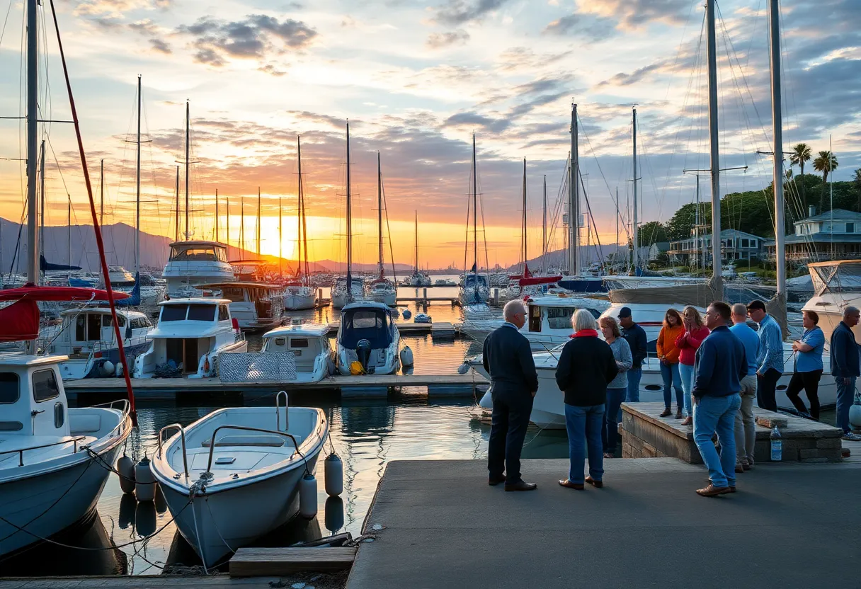 Community members rallying for access to Beaufort Marina