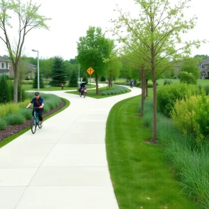 Newly opened Laurel Bay Pathway in Beaufort County