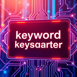 Visual representation of AI-Powered Keyword Generator for digital marketing