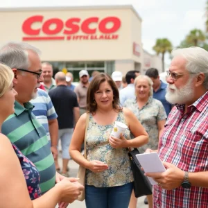 Residents of Beaufort County discussing Costco opening plans