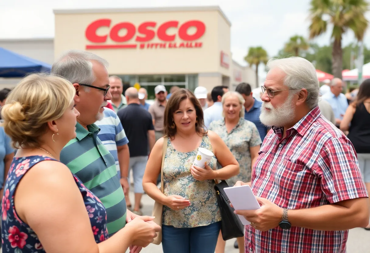 Residents of Beaufort County discussing Costco opening plans