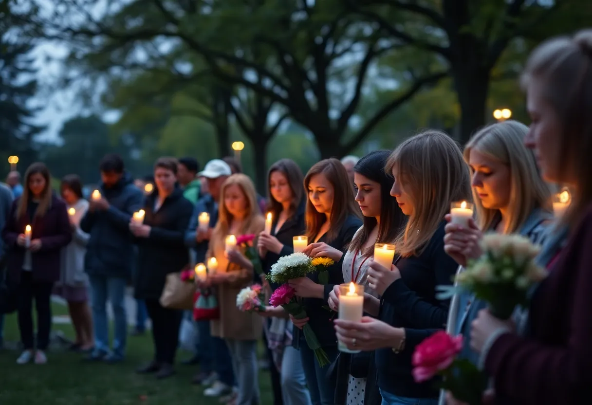 Candlelight vigil for two teenagers lost in Beaufort tragedy