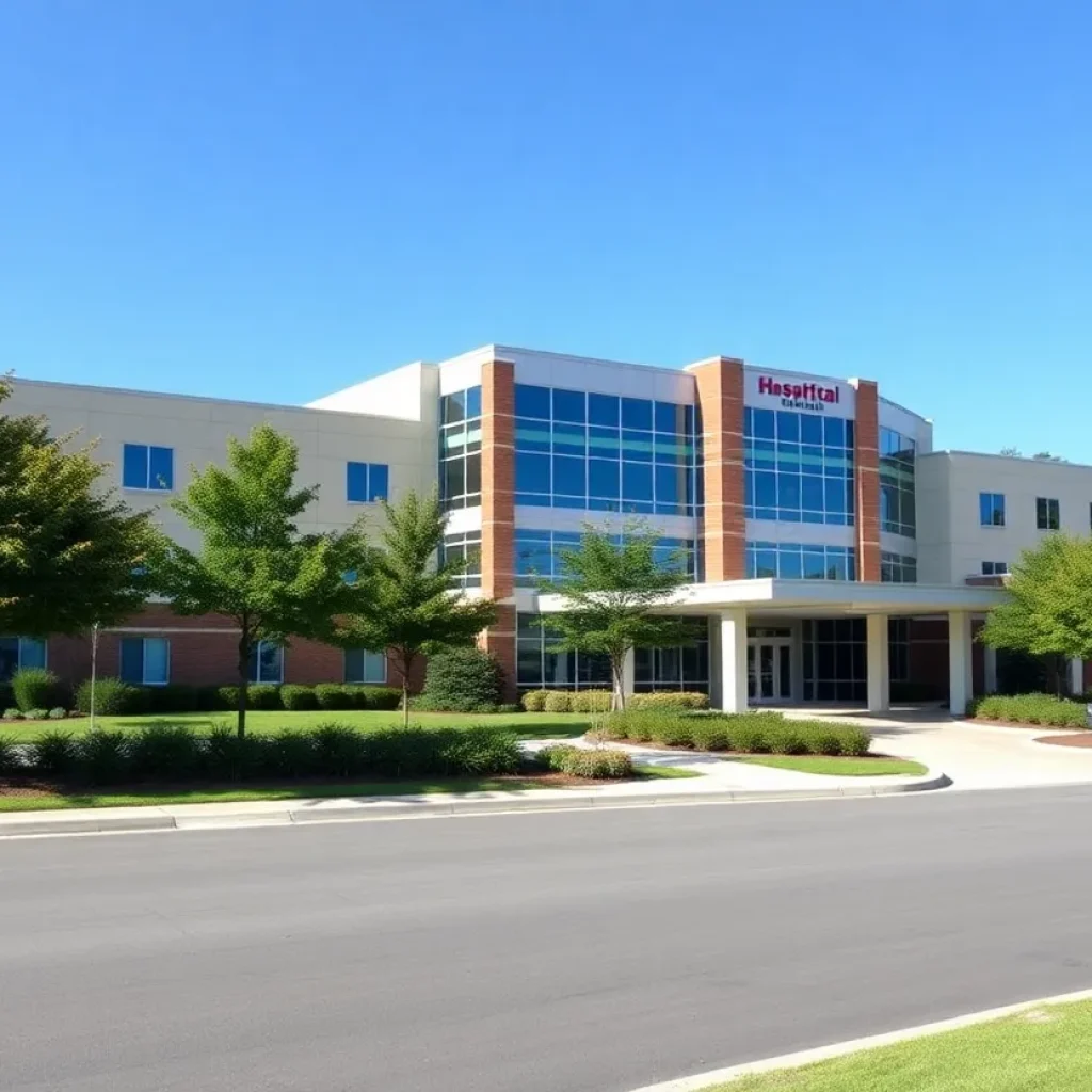 Rendering of the proposed Novant Health hospital in Bluffton, SC