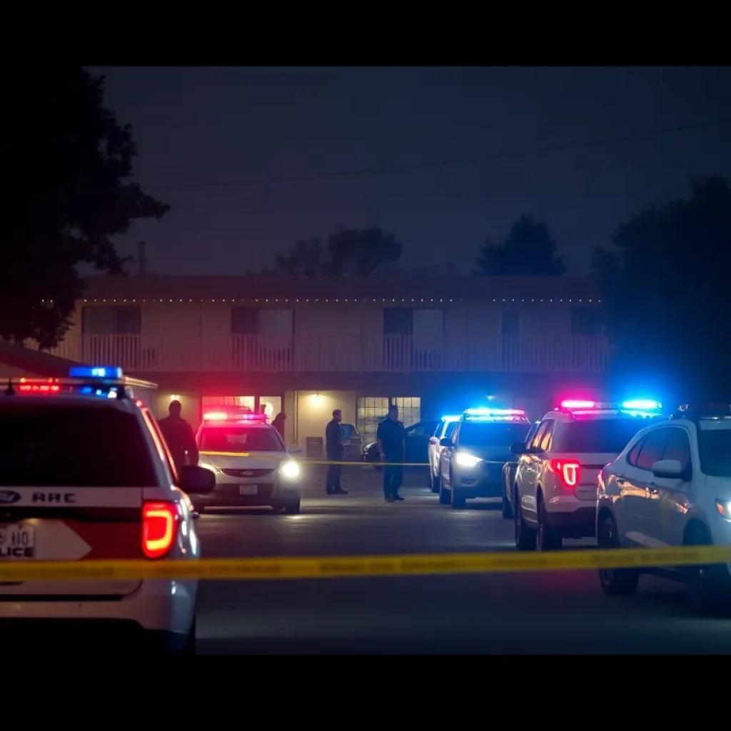 Police scene at Super 8 motel in Hardeeville