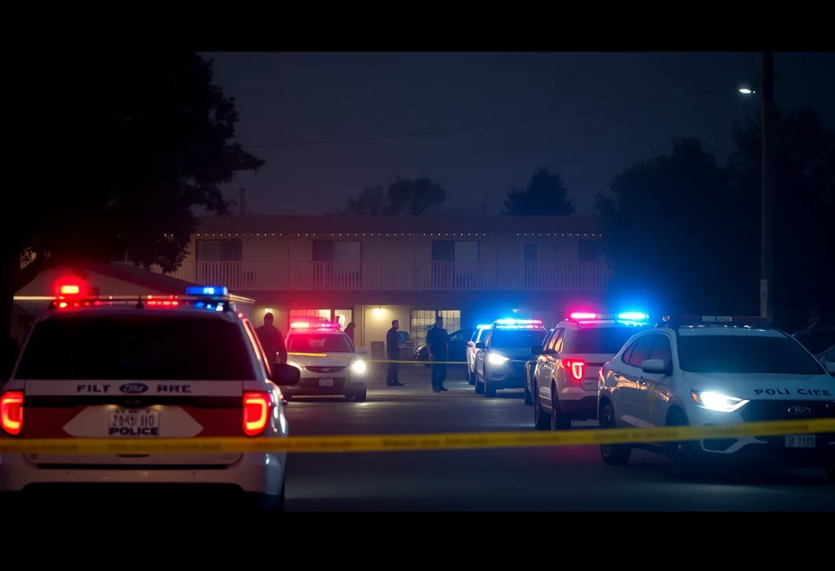 Police scene at Super 8 motel in Hardeeville