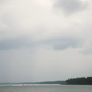 Heavy rainfall in Hilton Head Island due to Hurricane Rafael