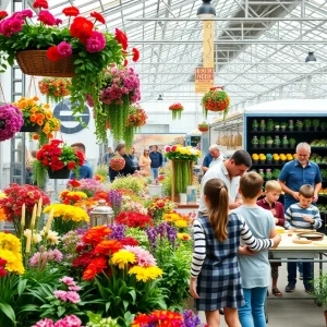 Guests at the Low Country Home & Garden Show enjoying various activities.