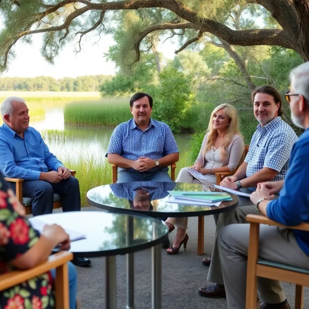 Participants engaged in a discussion about Lowcountry ecology