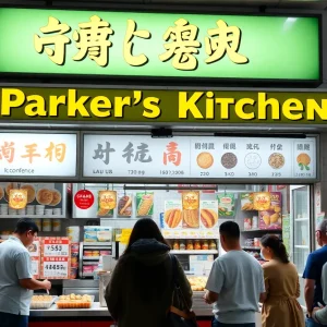 Parker's Kitchen at Beaufort Station with customers enjoying food