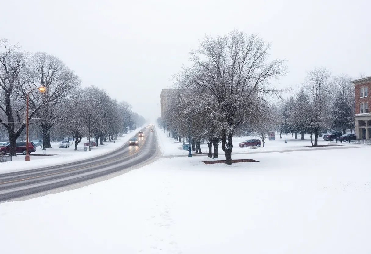 Snowy Columbia South Carolina